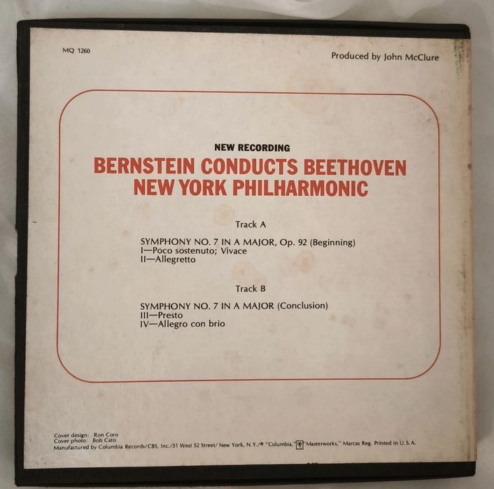 Bobine de som. Bernstein Conducts Beethoven