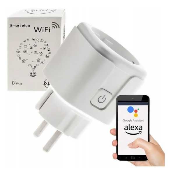 Programator Czasowy Inteligentne GNIAZDO WIFI Smart PLUG +WATOMIERZ