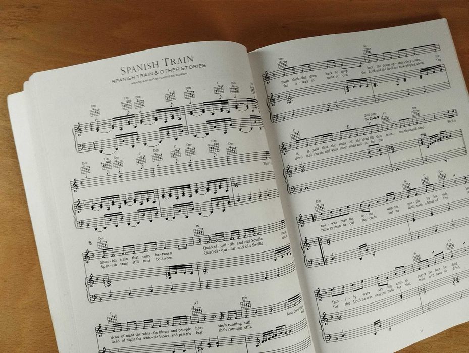 Partituras Chris de Burgh, Anthology