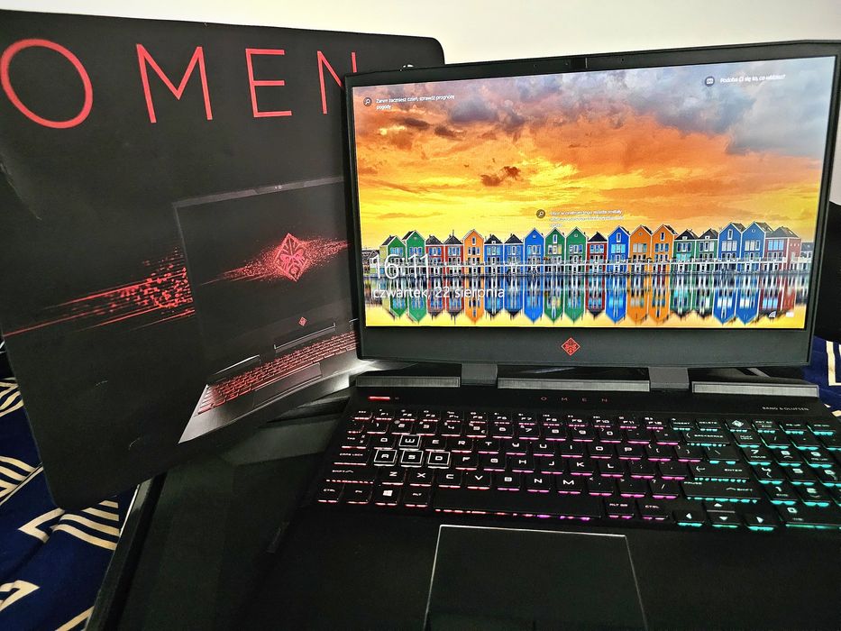 HP OMEN 15-dc1016nw i7 / 24 GB RAM / GTX 1660 Ti / SSD 512 GB + 1 TB / idealny stan