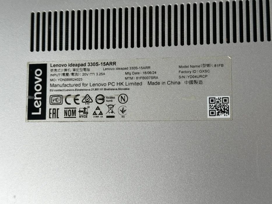 lenovo ideapad 330s - купить ноутбуки - Цена на OLX.ua
