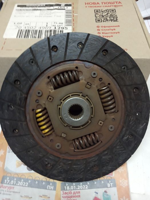 Диск сцепления Ланос 1.5