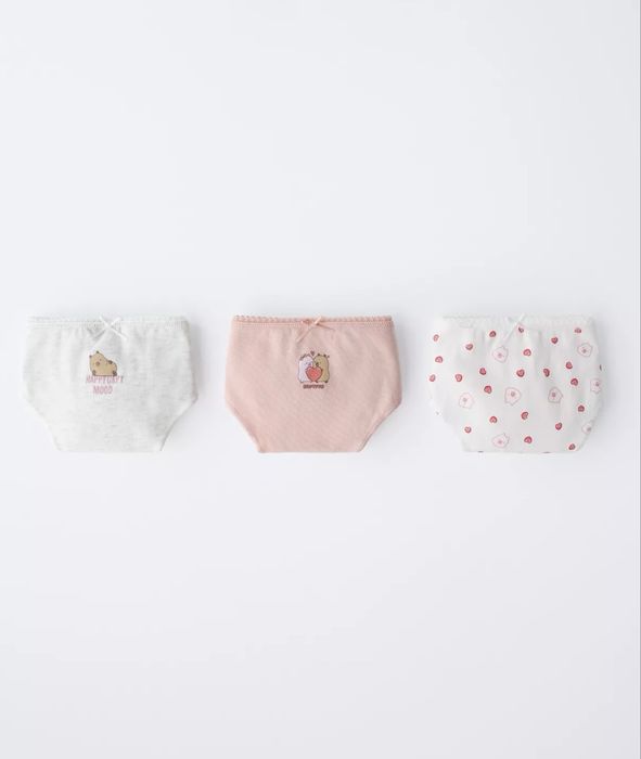 трусики бізизна zara набір комплект 8-9 р 130 см Capibara