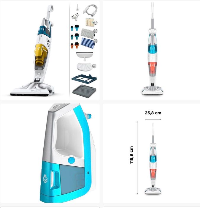 Rowenta Clean & Steam 3 em 1 - novo