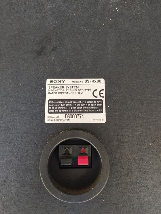 Sistema colunas Sony