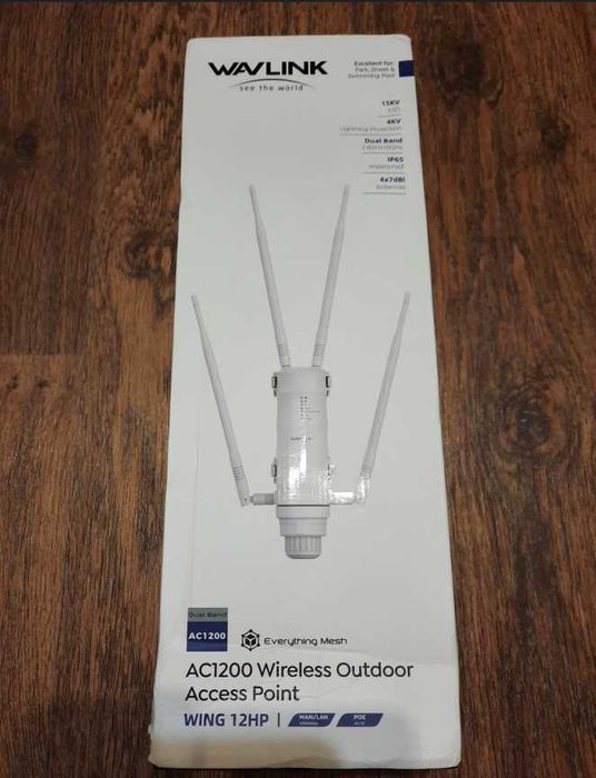 Wavlink AC1200 уличный Wi-Fi-маршрутизатор/точка доступа 2.4G/5G
