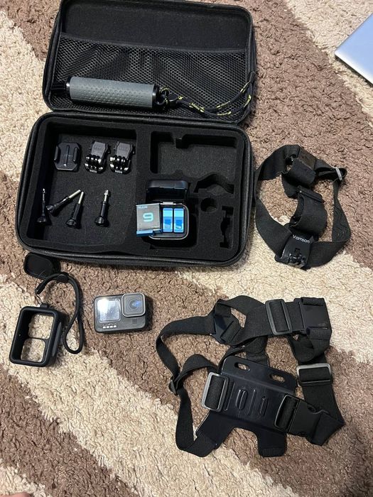 GoPro hero 9 black + комплект великий