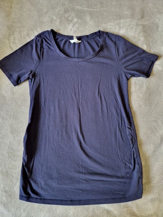Koszulka ciążowa H&M MAMA r. M 38 granatowa