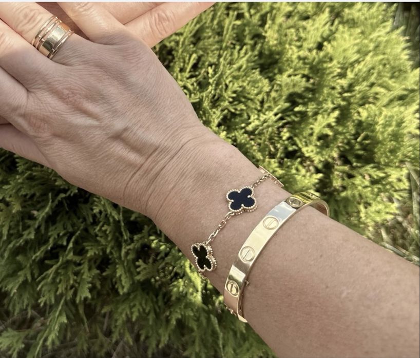 Золотий браслет під бренд Cartier Love,36 грам,19 розмір