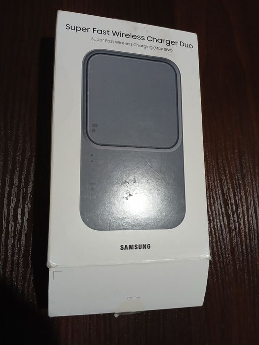 Бездротовий зарядний пристрій Samsung 15W Wireless Charger Duo with TA (EP-P5400TBEGEU)
