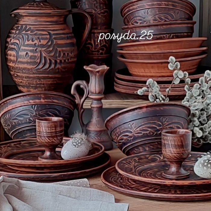 Глиняний посуд,керамічний посуд,український посуд