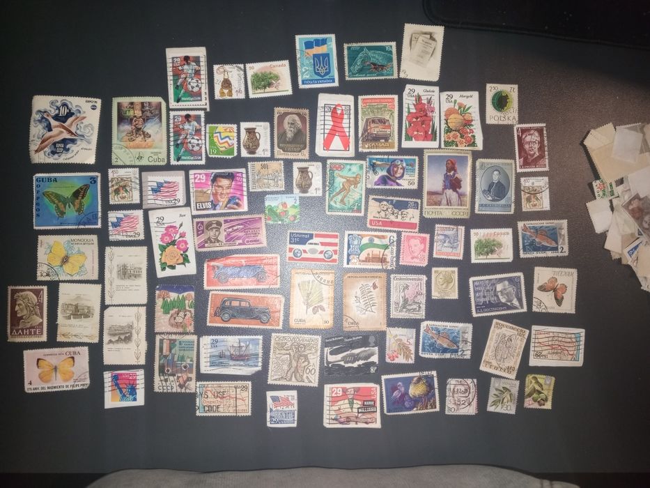 Разные марки, карточки