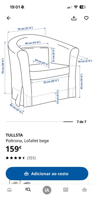 Poltrona em bom estado