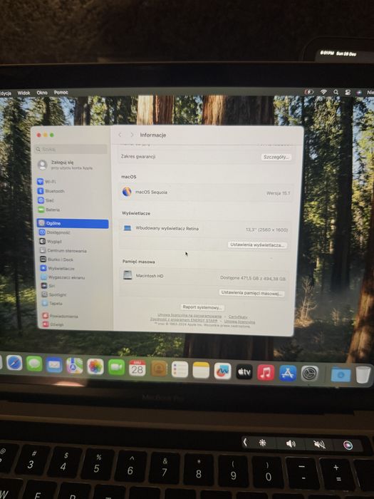 MacBook Pro 13” M1 16GB RAM 512GB SSD | Stan bardzo dobry