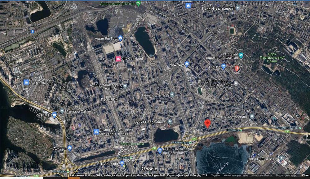 #B753 Квартира оренда посуточно / подобово м. Харківська, Лівий Берег