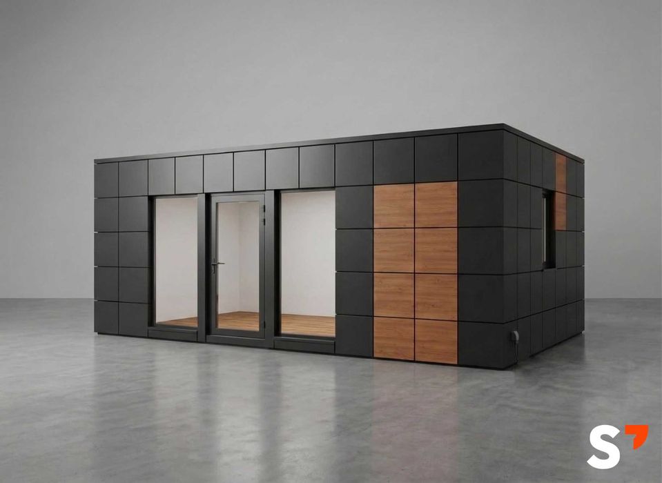 Kontener 8x3 handlowy, socjalny, biurowy,magazynowy STAGO Zielona Góra