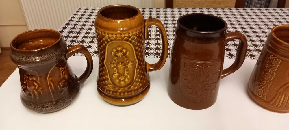 Ceramiczne kufle kufel Mirostowice kufel Bochnia kufel Bolesławiec