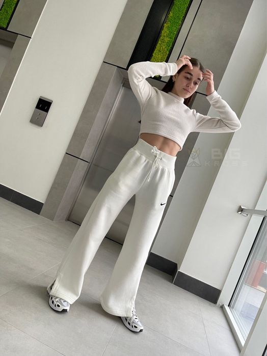 Кроп-топ WMNS Nike NSW Phnx Plsh Ls Crop Top (FN3619-104)