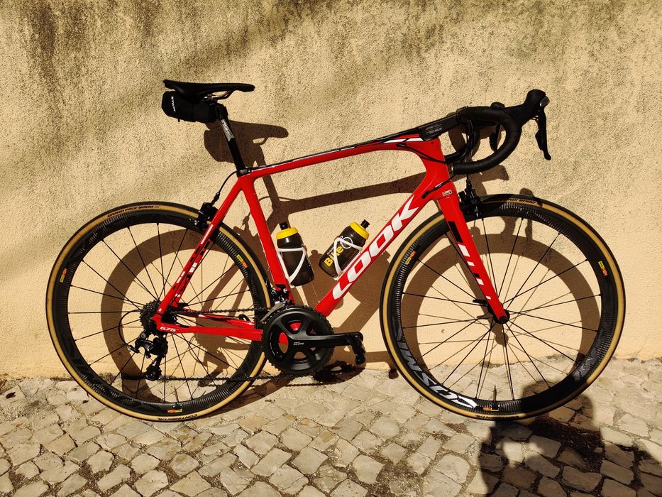 Look 675 Carbono M + Rodas Mavic Cosmic Carbone 40 + Potênciometro ...