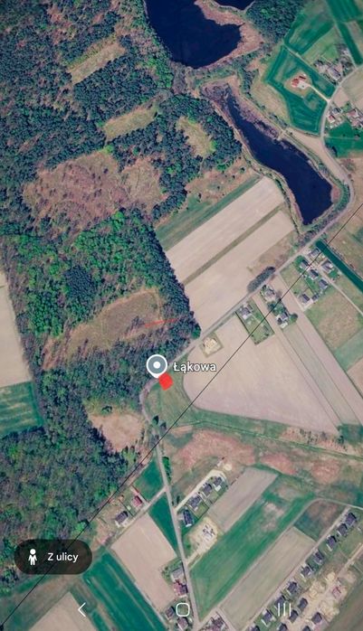 Działka budowlana spokojna okolica Orzesze-Gardawice 1126 m² - Widok 2