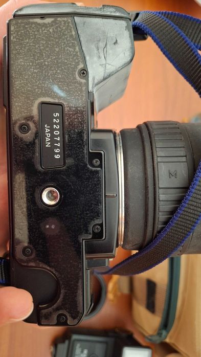 Minolta A5000 + Sigma 35-80mm + Flash Soligor 30 DA + Estojo