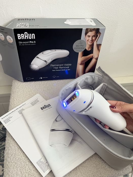 Depiladora a Laser Silk-expert Pro 3 IPL (Branco) - BRAUN
