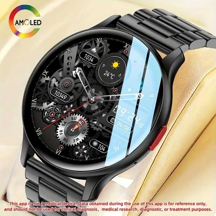 Smartwatch SENBONO z dużym wyświetlaczem HD AMOLED