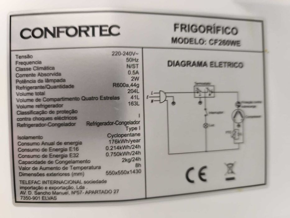 Frigorifico Confortec