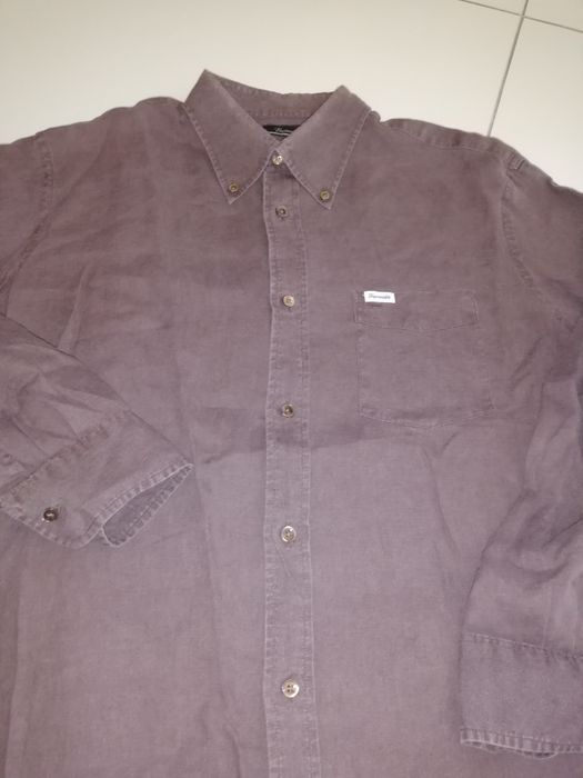 Camisa de linho Façonnable T-XL