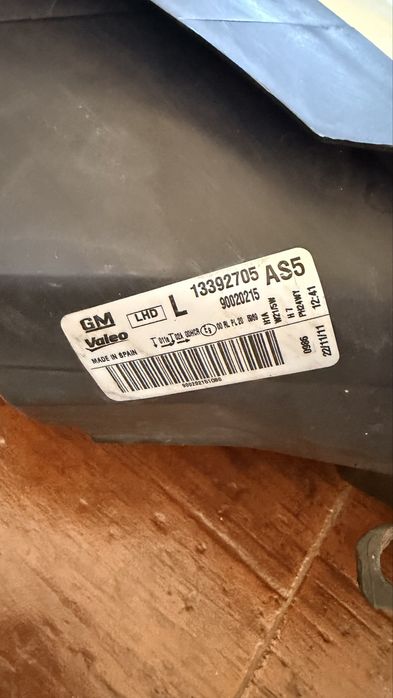 Faróis/Óticas  Opel Corsa D