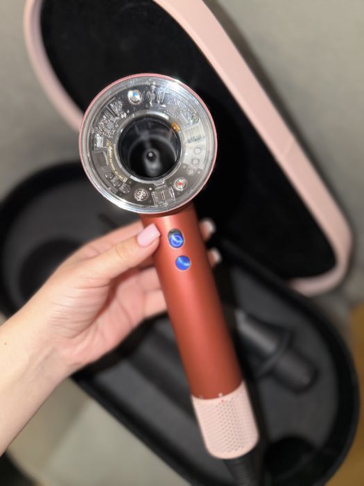 Фен Dyson HD16 Supersonic Nural Amber Silk/Pink Champagne Рожеве шампанське