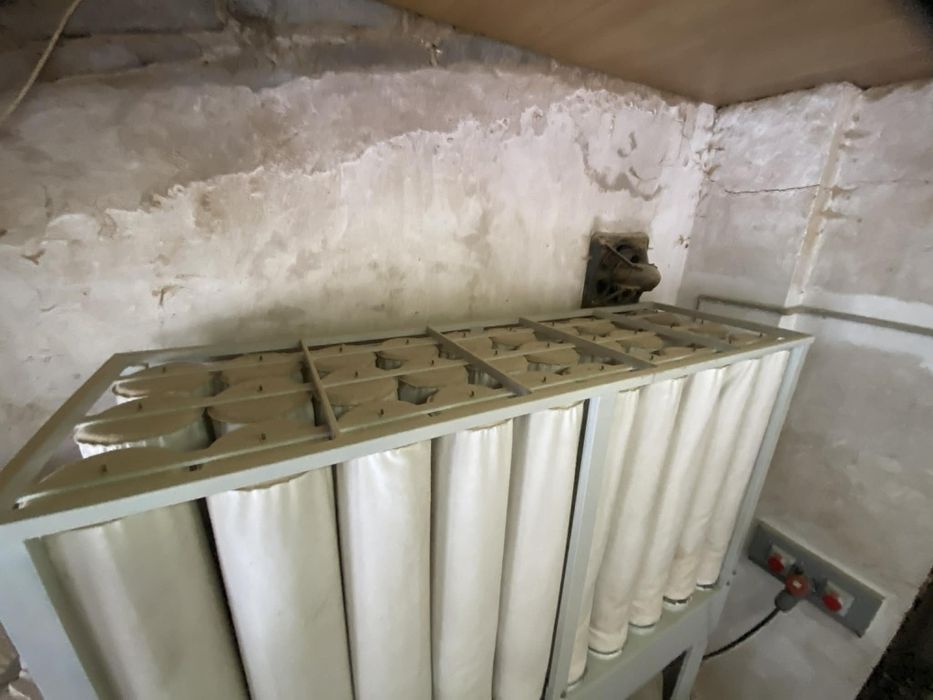 Odciąg trzyworkowy do trocin