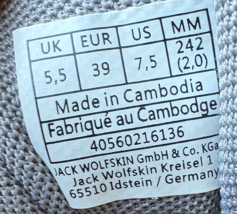 Damskie buty trekkingowe Jack Wolfskin Trail Walker Low W, rozmiar 39 (BS-012)