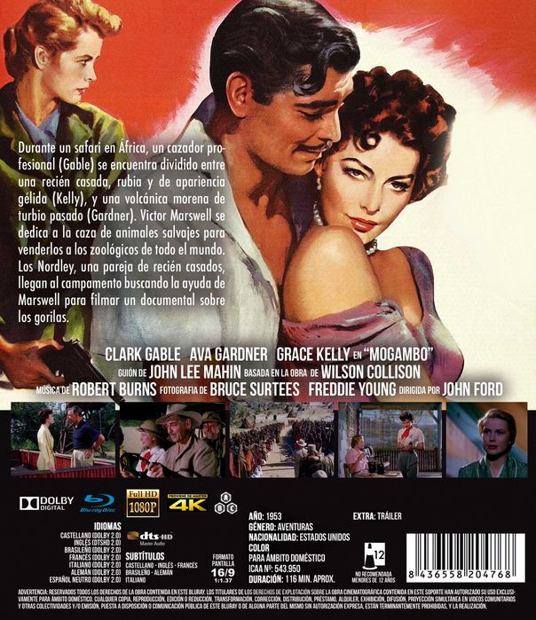 Mogambo/Mogambo (Blu-Ray)-Legendado em Brasileiro