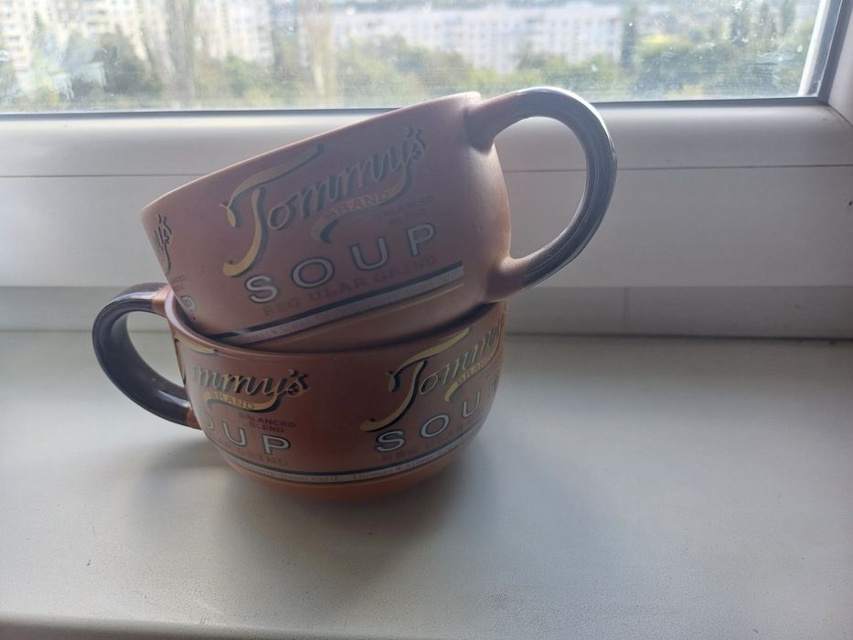 2 чашки,керамика,обьем 400 мл