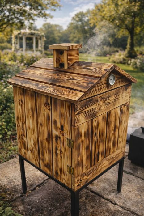 Wędzarnia drewniana