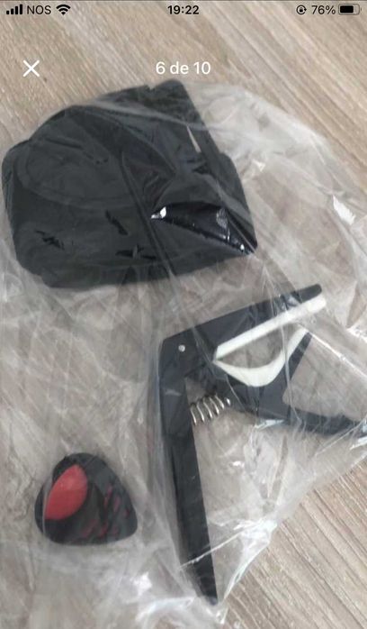 Violão Novo - 38 Polegadas, Mais Capa, Correia, Paleta, capotraste