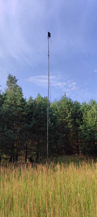 Щогла 19 м телескопічна легка алюмінієва мачта для радіомост/ WiFiмост