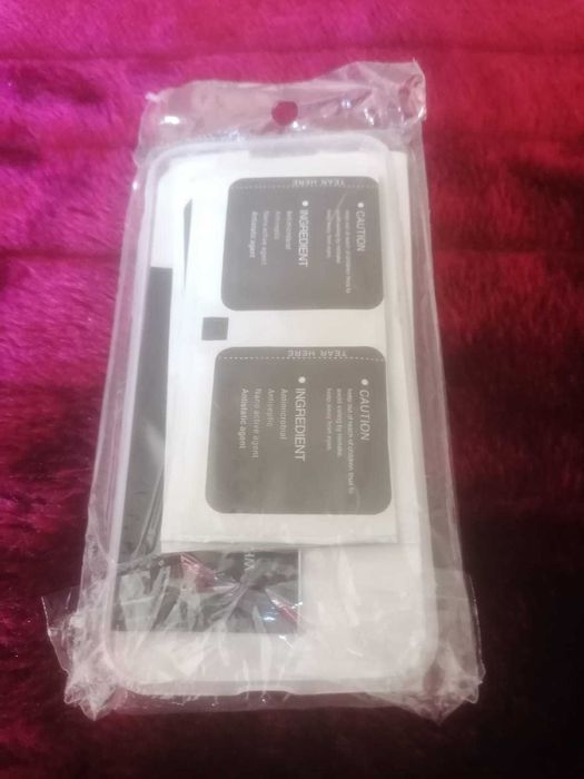 iPhone 8 Tampa traseira de vidro + capa silicone transparente
