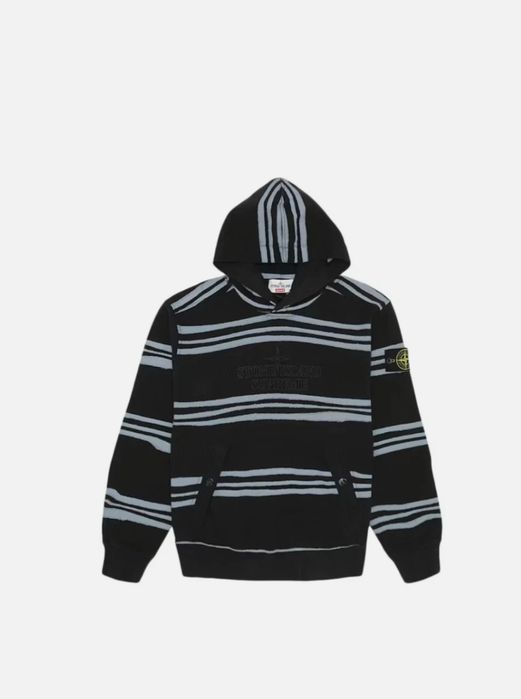 Худі stone island x supreme