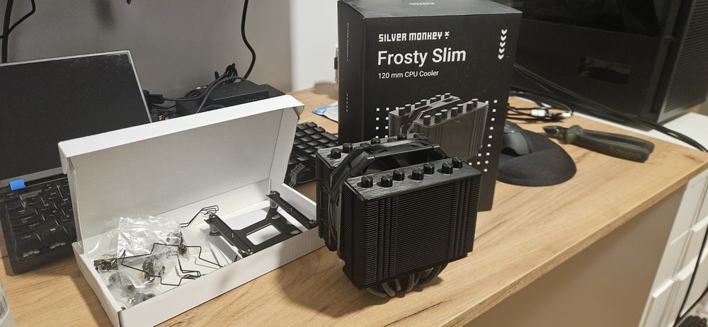 Chlodzenie Silver Monkey Frosty Slim 120mm Niskie 135mm, Tdp 220w