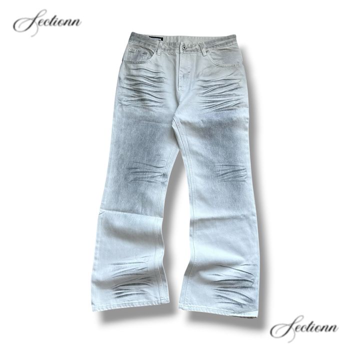 Bootcut white archive washed jeans opium racer jaded y2k levis sk8 белые буткат прямые клеш