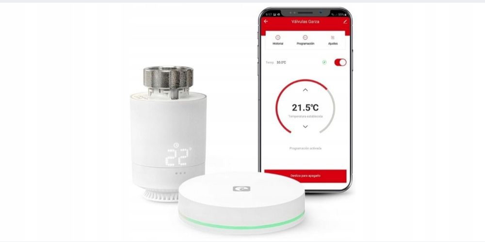 Inteligentna Głowica Termostatyczna Garza z Bramką Zigbee 3.0