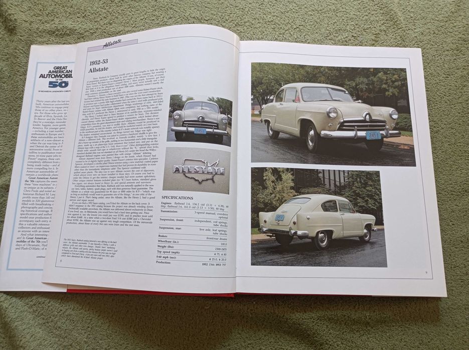 Livro Great American Automobiles of the 50's, de Langworth e C. Poole