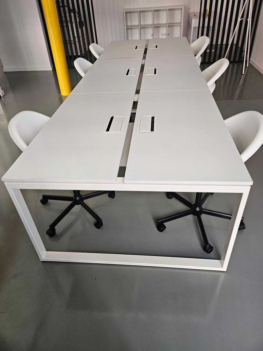 Ilha de trabalho 6 pessoas + cadeiras novas