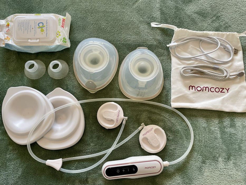 Bomba Elétrica Portátil de Extração de Leite – Momcozy V2