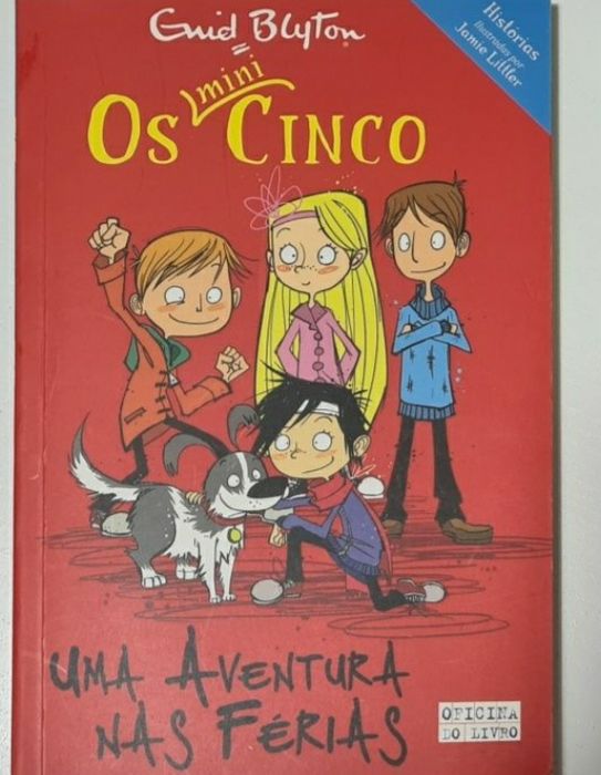 Livro "Os mini cinco" - n.° 1 Uma Aventura nas Férias