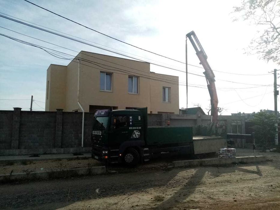 1 кран манипулятор грузоперевозки доставка грузов вантажні перевезення