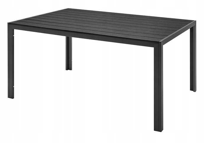 Meble do Ogrodu Kompozyt Deska Stół Tarasowy Stolik POLYWOOD 150 Metal