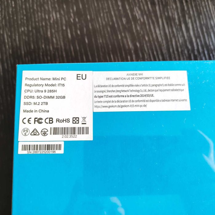 Mini PC GEEKOM IT15 series